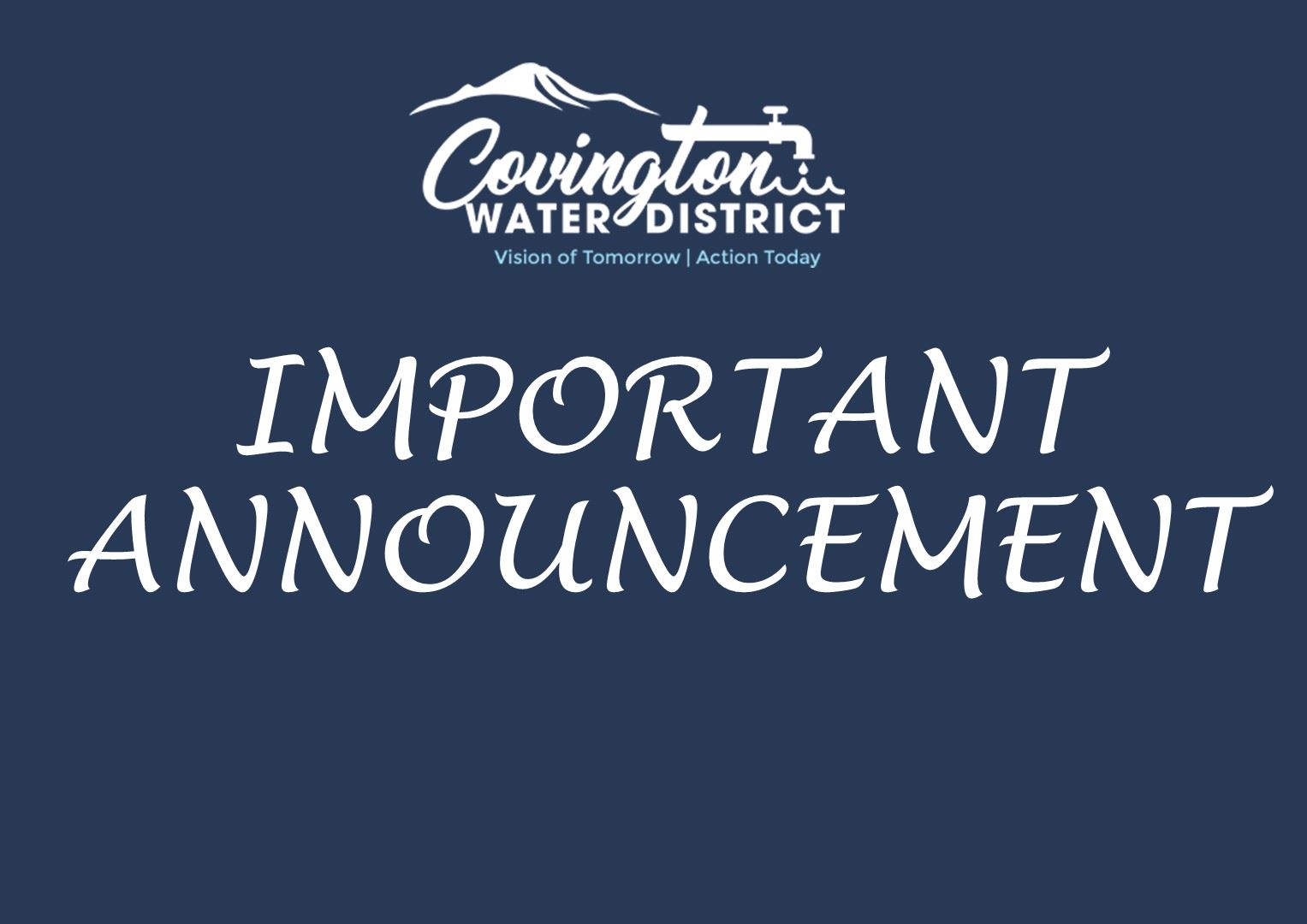 Important Annoucement Website Template JPEG